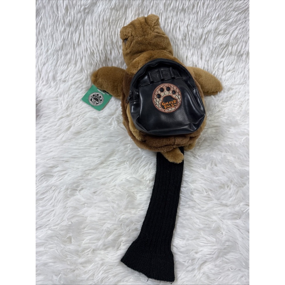 Vintage Golfer Pals Endangered Species Turtle Driver Headcover Golf Ball Pouch